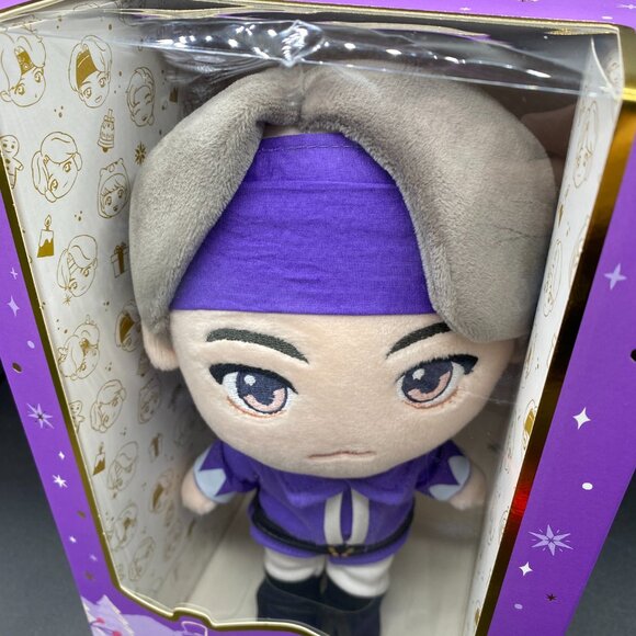 BTS V Plush Doll Tiny Tan Kpop Fortune Box Purple Holiday 2020 Ver. New - Picture 9 of 10
